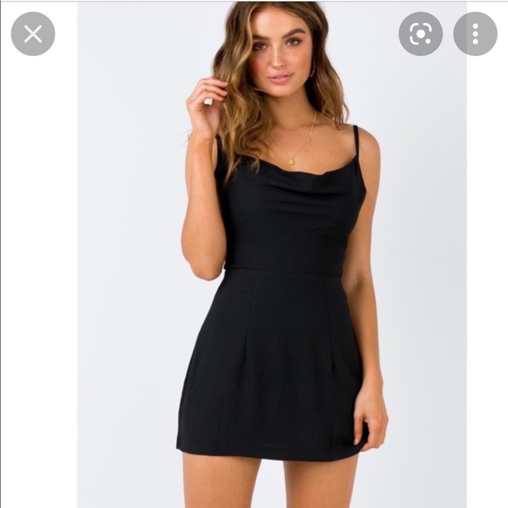 Princess Polly Andy Mini Dress Black